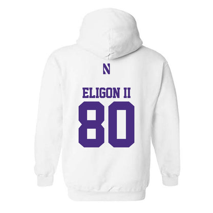 Northwestern - NCAA Football : Hayden Eligon II - Classic Shersey Hooded Sweatshirt