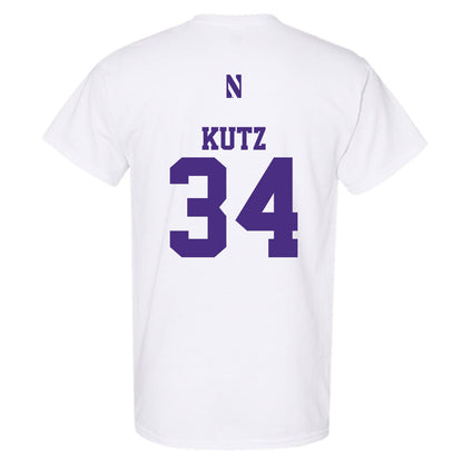 Northwestern - NCAA Baseball : Charlie Kutz - Classic Shersey T-Shirt-1