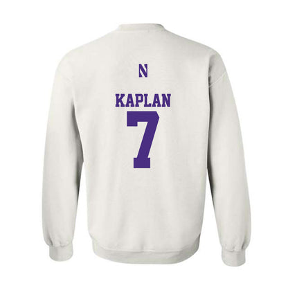 Northwestern - NCAA Baseball : Marty Kaplan - Classic Shersey Crewneck Sweatshirt-1