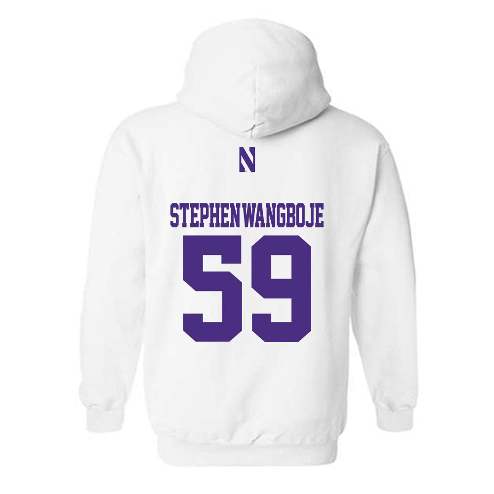 Northwestern - NCAA Football : Glory Stephen-Wangboje - Classic Shersey Hooded Sweatshirt-1