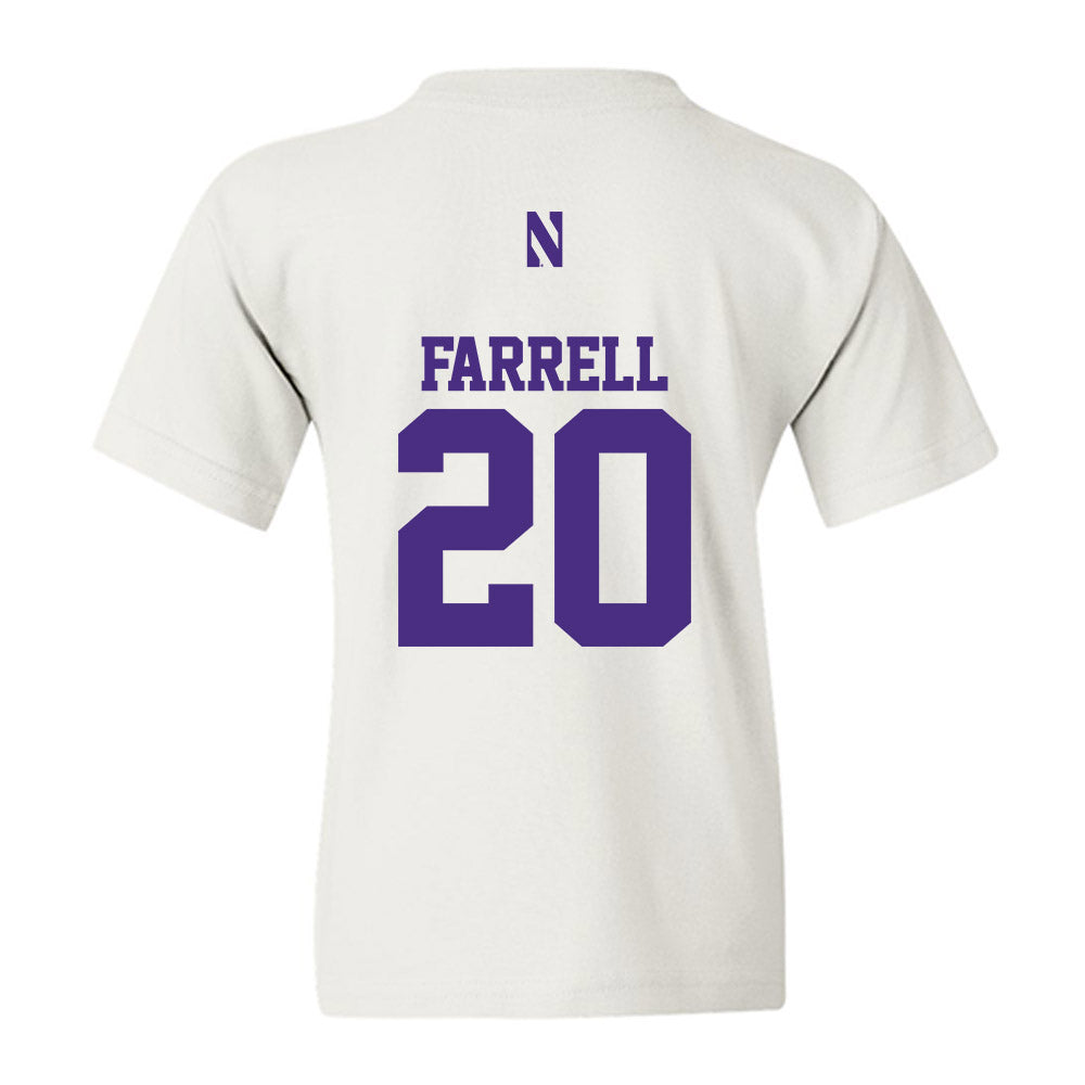 Northwestern - NCAA Football : Chase Farrell - Classic Shersey Youth T-Shirt-1