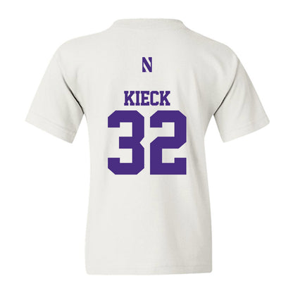Northwestern - NCAA Baseball : Chayce Kieck - Classic Shersey Youth T-Shirt-1