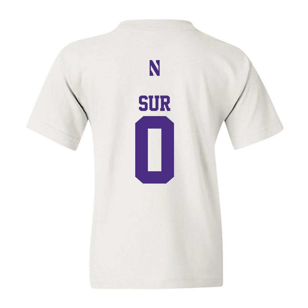 Northwestern - NCAA Football : Noah Sur - Classic Shersey Youth T-Shirt-1