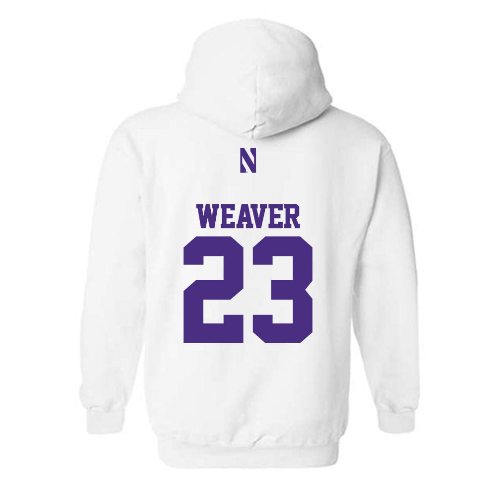 Northwestern - NCAA Baseball : Ryan Weaver - Classic Shersey Hooded Sweatshirt-1