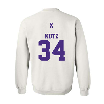 Northwestern - NCAA Baseball : Charlie Kutz - Classic Shersey Crewneck Sweatshirt-1