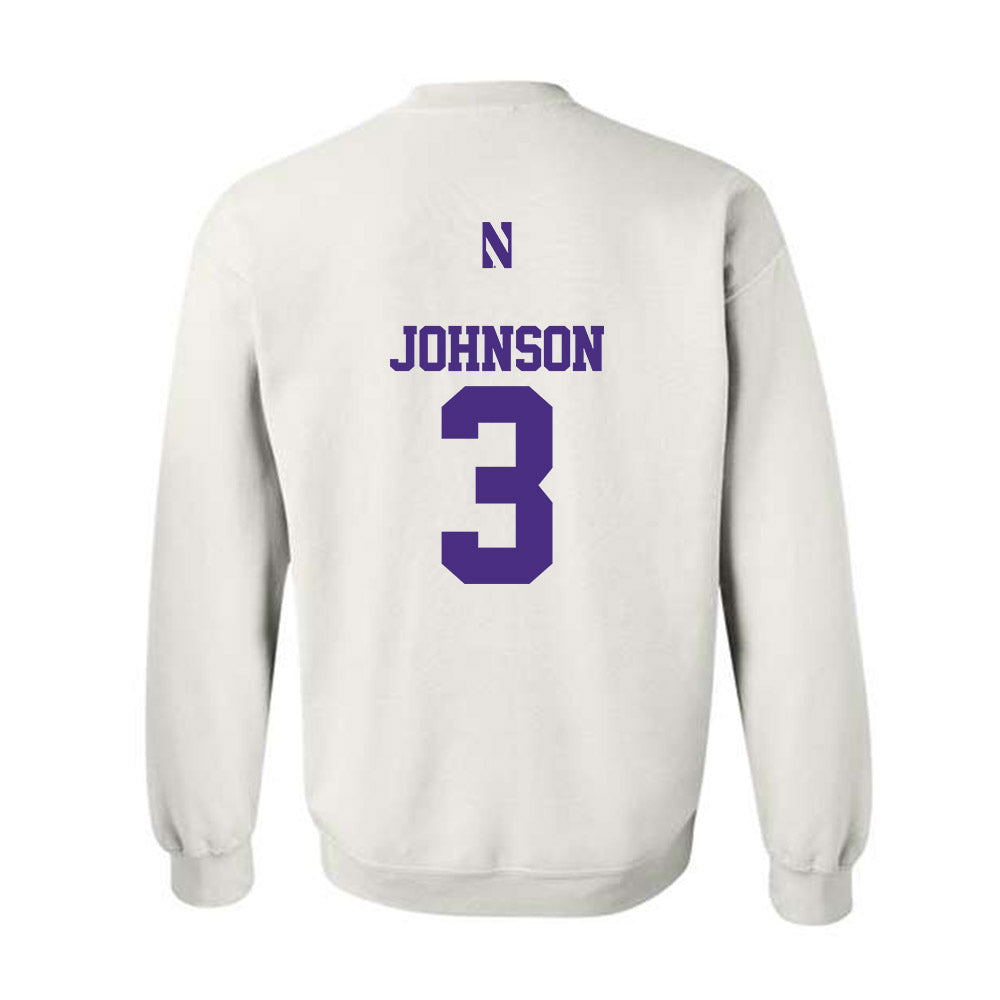 Northwestern - NCAA Men's Soccer : Andrew Johnson - Classic Shersey Crewneck Sweatshirt-1