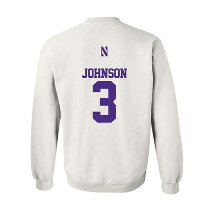 Northwestern - NCAA Men's Soccer : Andrew Johnson - Classic Shersey Crewneck Sweatshirt-1