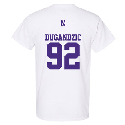 Northwestern - NCAA Football : Nikola Dugandzic - Classic Shersey T-Shirt-1