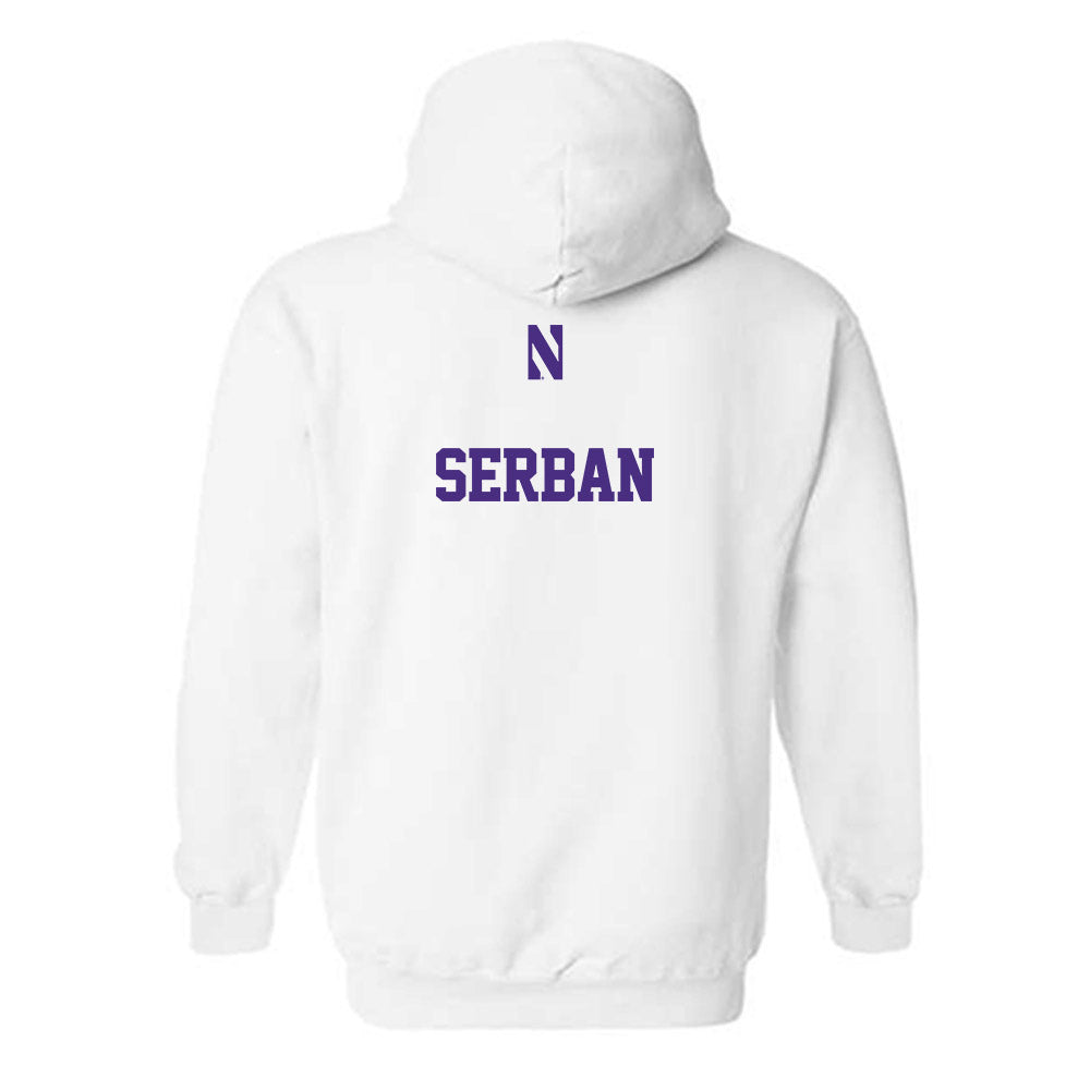 Northwestern - NCAA Women's Fencing : Samantha Serban - Classic Shersey Hooded Sweatshirt-1