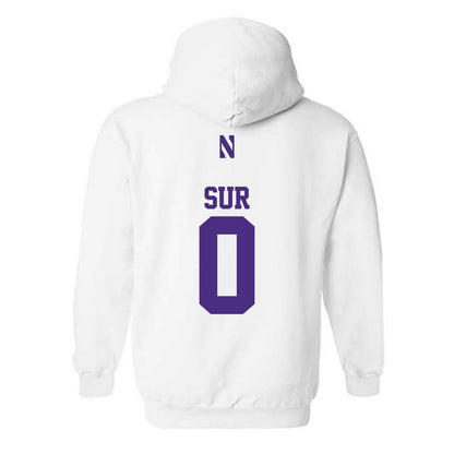 Northwestern - NCAA Football : Noah Sur - Classic Shersey Hooded Sweatshirt-1