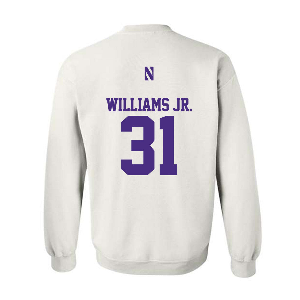 Northwestern - NCAA Football : Tito Williams Jr. - Classic Shersey Crewneck Sweatshirt-1