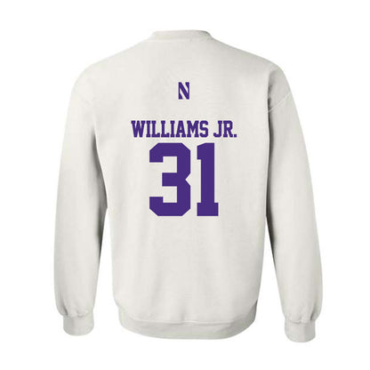 Northwestern - NCAA Football : Tito Williams Jr. - Classic Shersey Crewneck Sweatshirt-1