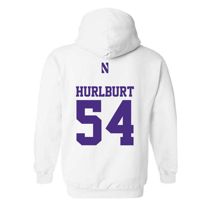 Northwestern - NCAA Men's Basketball : Gus Hurlburt - Classic Shersey Hooded Sweatshirt-1
