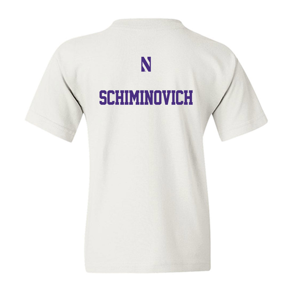 Northwestern - NCAA Women's Fencing : Sophia Schiminovich - Classic Shersey Youth T-Shirt-1