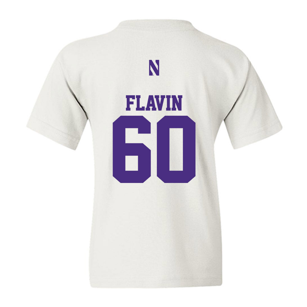 Northwestern - NCAA Football : Hayden Flavin - Classic Shersey Youth T-Shirt-1