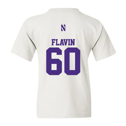 Northwestern - NCAA Football : Hayden Flavin - Classic Shersey Youth T-Shirt-1