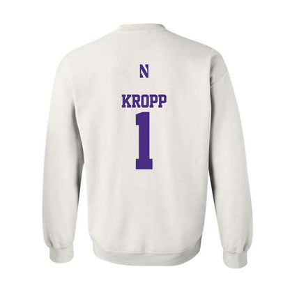 Northwestern - NCAA Men's Basketball : Tyler Kropp - Classic Shersey Crewneck Sweatshirt-1