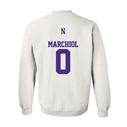 Northwestern - NCAA Football : Nicco Marchiol - Classic Shersey Crewneck Sweatshirt-1