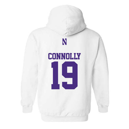 Northwestern - NCAA Women's Lacrosse : Sienna Connolly - Classic Shersey Hooded Sweatshirt-1