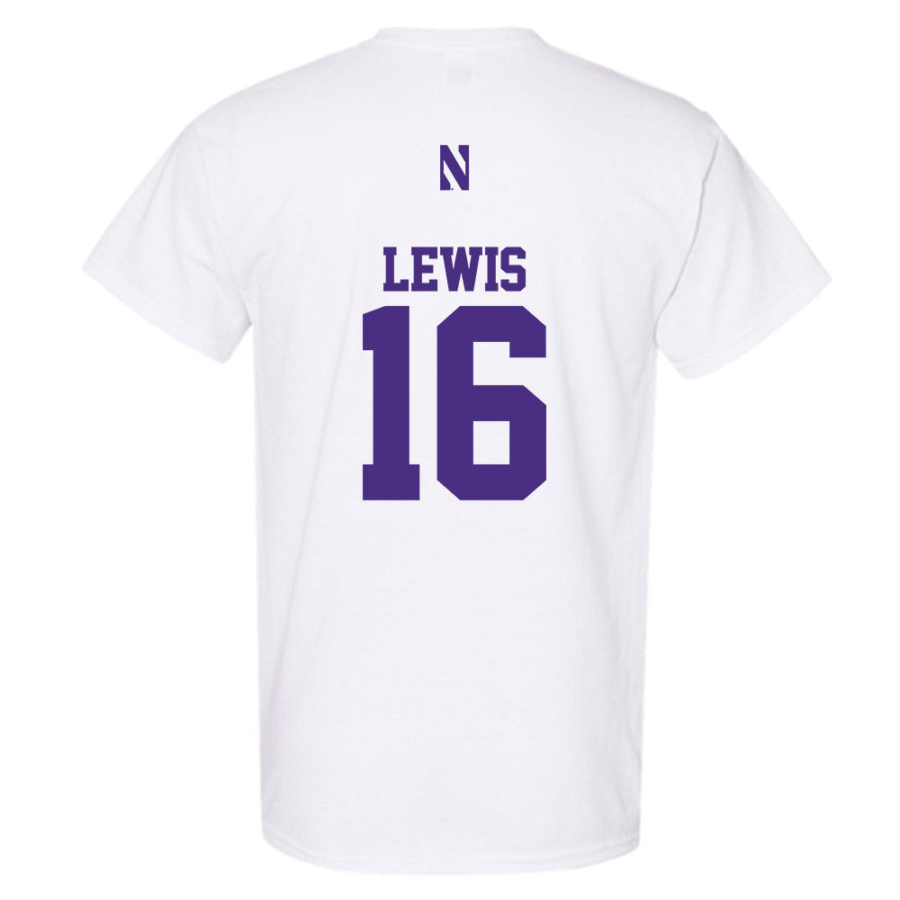Northwestern - NCAA Football : J.J. Lewis - Classic Shersey T-Shirt-1