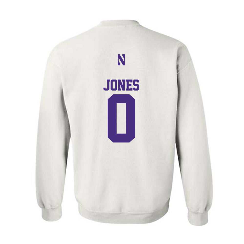 Northwestern - NCAA Football : Alijah Jones - Classic Shersey Crewneck Sweatshirt-1