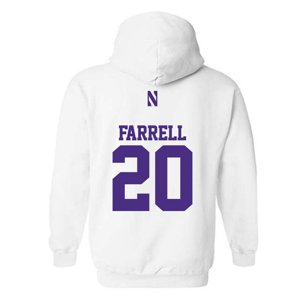 Northwestern - NCAA Football : Chase Farrell - Classic Shersey Hooded Sweatshirt-1