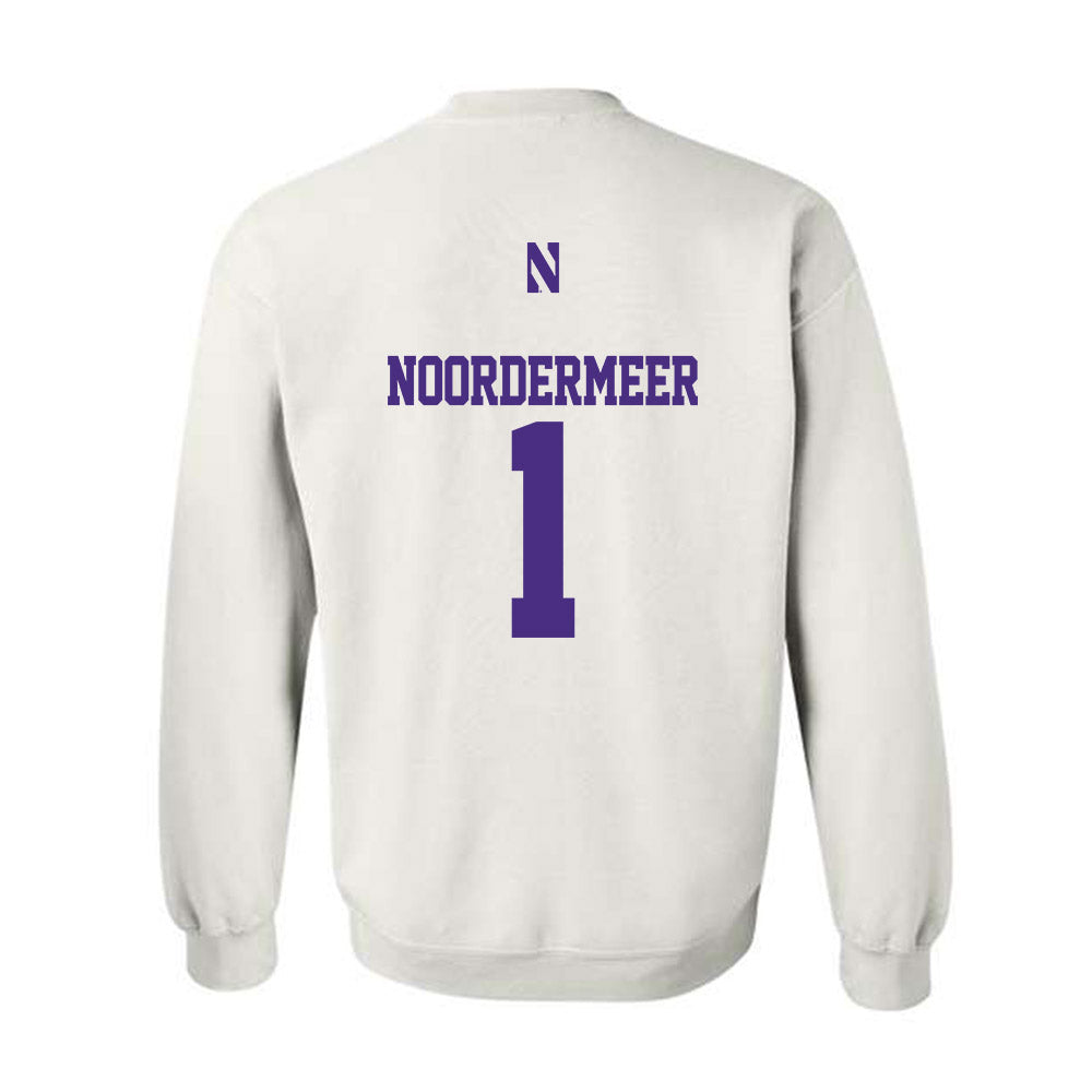 Northwestern - NCAA Women's Volleyball : Sienna noordermeer - Classic Shersey Crewneck Sweatshirt-1