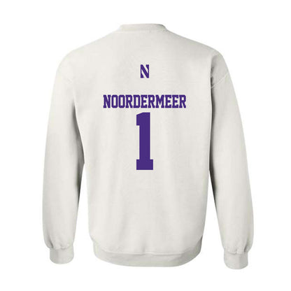 Northwestern - NCAA Women's Volleyball : Sienna noordermeer - Classic Shersey Crewneck Sweatshirt-1