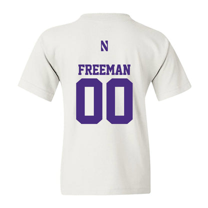 Northwestern - NCAA Women's Soccer : Camryn Freeman - Classic Shersey Youth T-Shirt-1