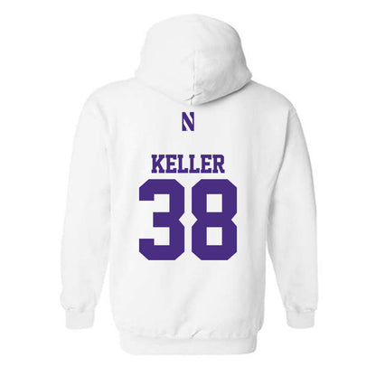 Northwestern - NCAA Women's Lacrosse : Kate Keller - Classic Shersey Hooded Sweatshirt-1