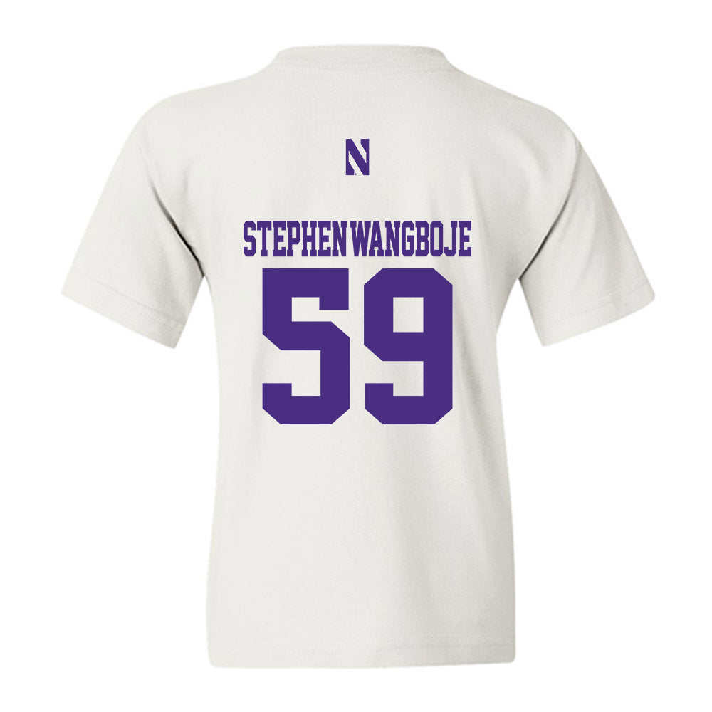 Northwestern - NCAA Football : Glory Stephen-Wangboje - Classic Shersey Youth T-Shirt-1