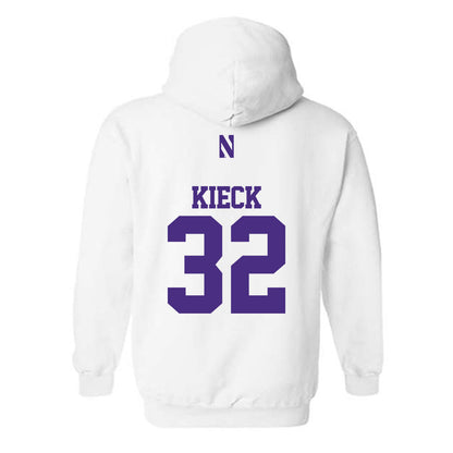 Northwestern - NCAA Baseball : Chayce Kieck - Classic Shersey Hooded Sweatshirt-1