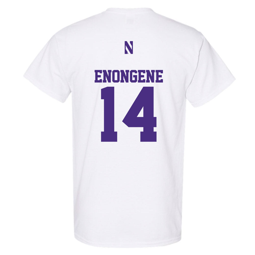 Northwestern - NCAA Football : Dube Enongene - Classic Shersey T-Shirt-1