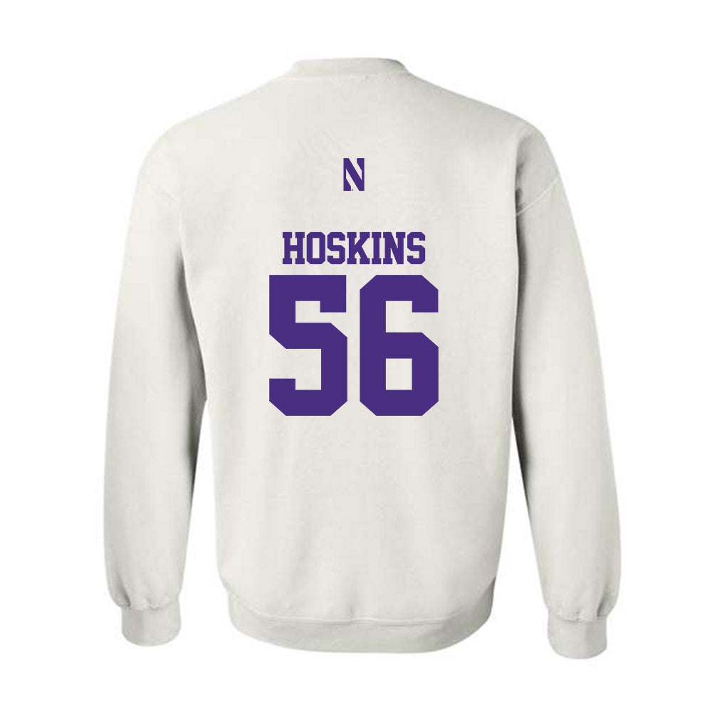 Northwestern - NCAA Football : Tre Hoskins - Classic Shersey Crewneck Sweatshirt-1