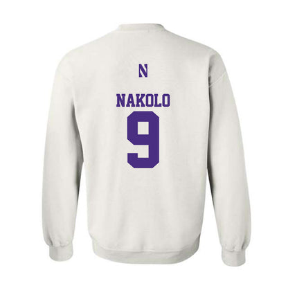 Northwestern - NCAA Men's Soccer : Ethan Nakolo - Classic Shersey Crewneck Sweatshirt-1