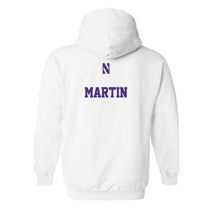 Northwestern - NCAA Wrestling : Joseph Martin - Classic Shersey Hooded Sweatshirt-1