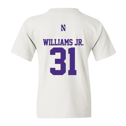 Northwestern - NCAA Football : Tito Williams Jr. - Classic Shersey Youth T-Shirt-1
