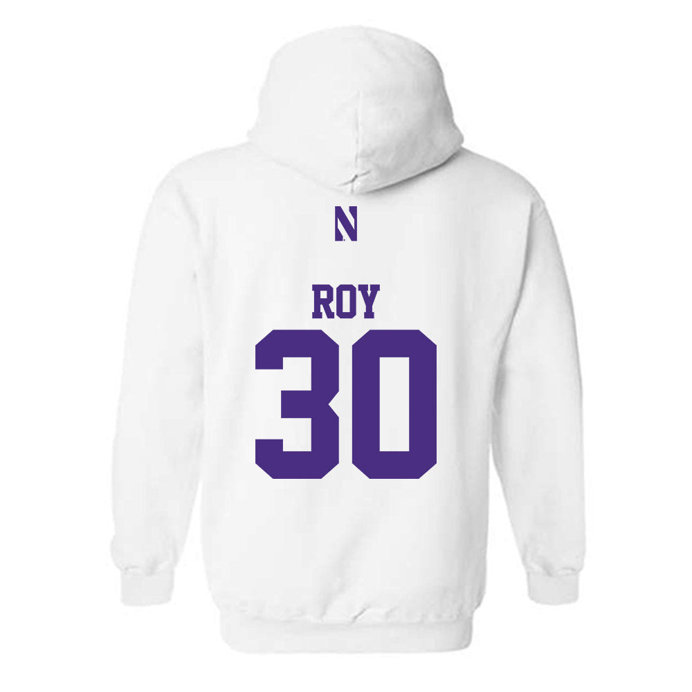 Northwestern - NCAA Women's Soccer : Caroline Roy - Classic Shersey Hooded Sweatshirt