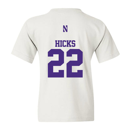 Northwestern - NCAA Football : Terrion Hicks - Classic Shersey Youth T-Shirt-1