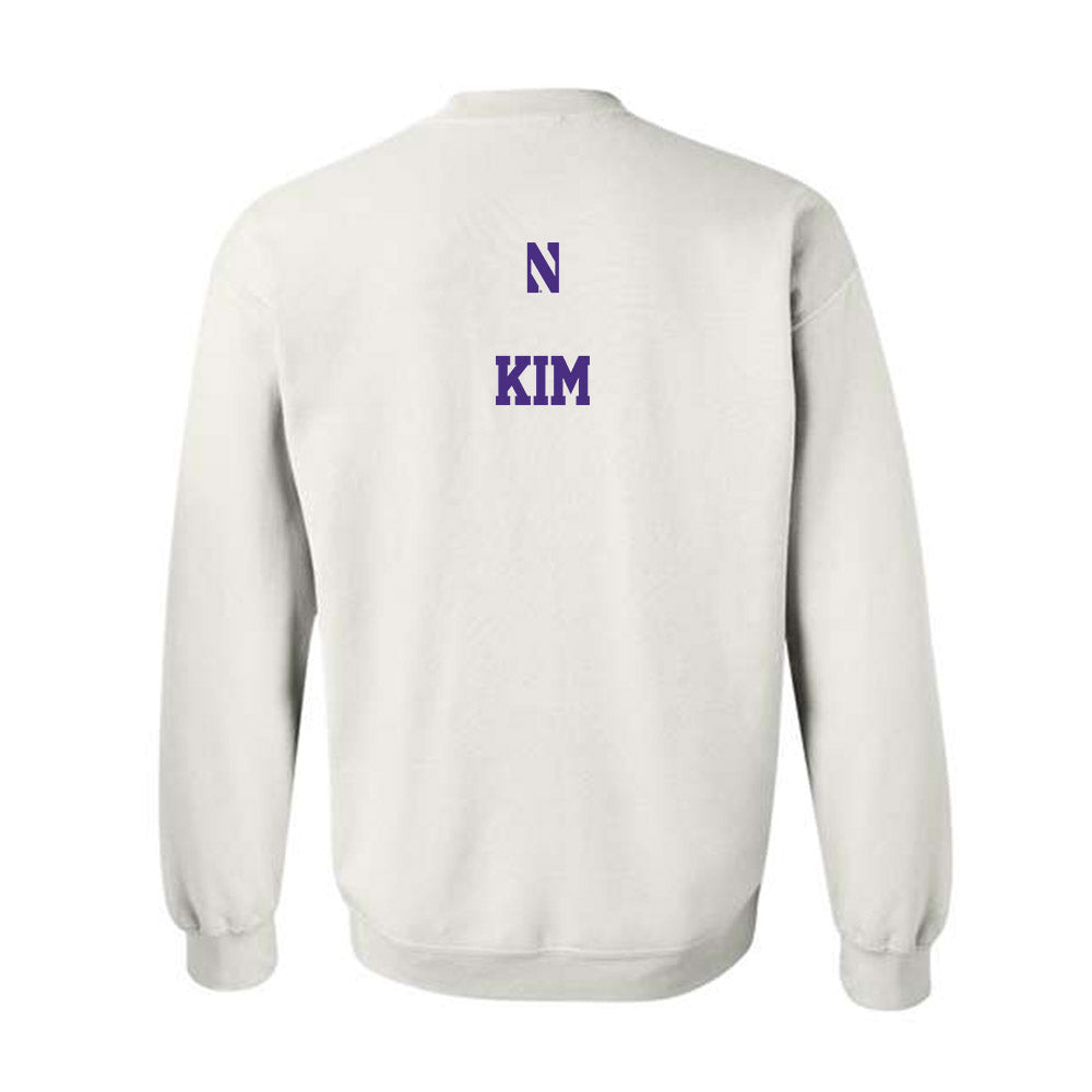 Northwestern - NCAA Women's Swimming & Diving : Iris Kim - Classic Shersey Crewneck Sweatshirt-1