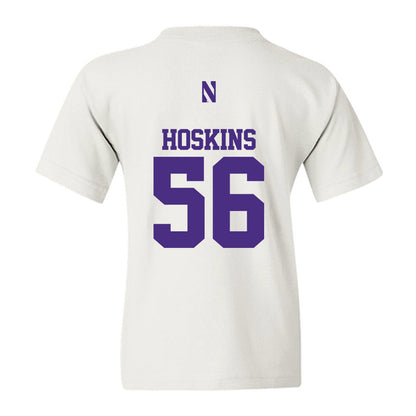Northwestern - NCAA Football : Tre Hoskins - Classic Shersey Youth T-Shirt-1