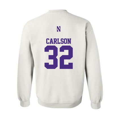 Northwestern - NCAA Women's Lacrosse : Liz Carlson - Classic Shersey Crewneck Sweatshirt-1