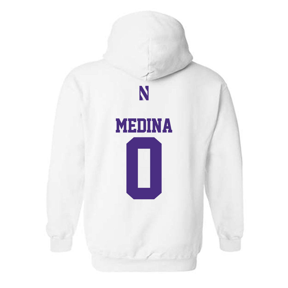Northwestern - NCAA Softball : Tru Medina - Classic Shersey Hooded Sweatshirt-1