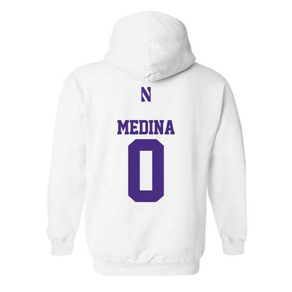 Northwestern - NCAA Softball : Tru Medina - Classic Shersey Hooded Sweatshirt-1