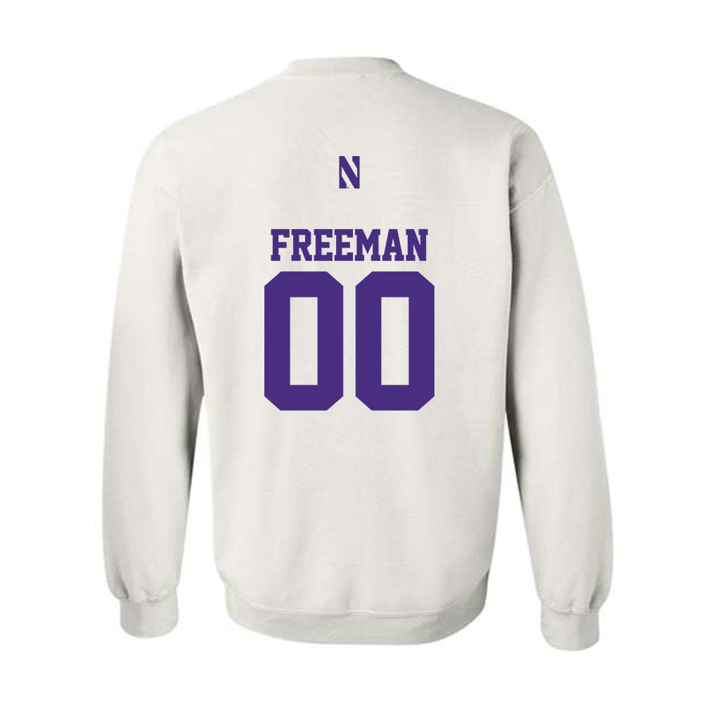 Northwestern - NCAA Women's Soccer : Camryn Freeman - Classic Shersey Crewneck Sweatshirt-1