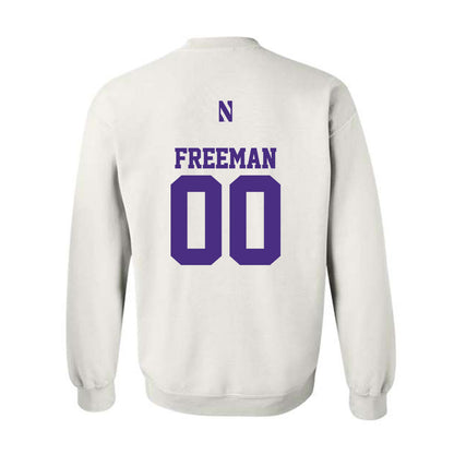 Northwestern - NCAA Women's Soccer : Camryn Freeman - Classic Shersey Crewneck Sweatshirt-1