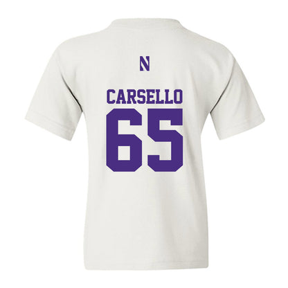 Northwestern - NCAA Football : Jackson Carsello - Classic Shersey Youth T-Shirt-1