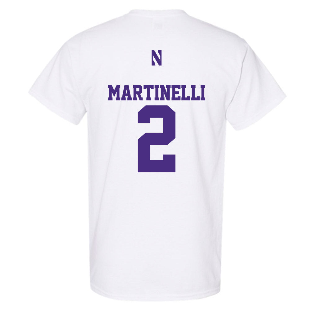 Northwestern - NCAA Men's Basketball : Nick Martinelli - Classic Shersey T-Shirt-1