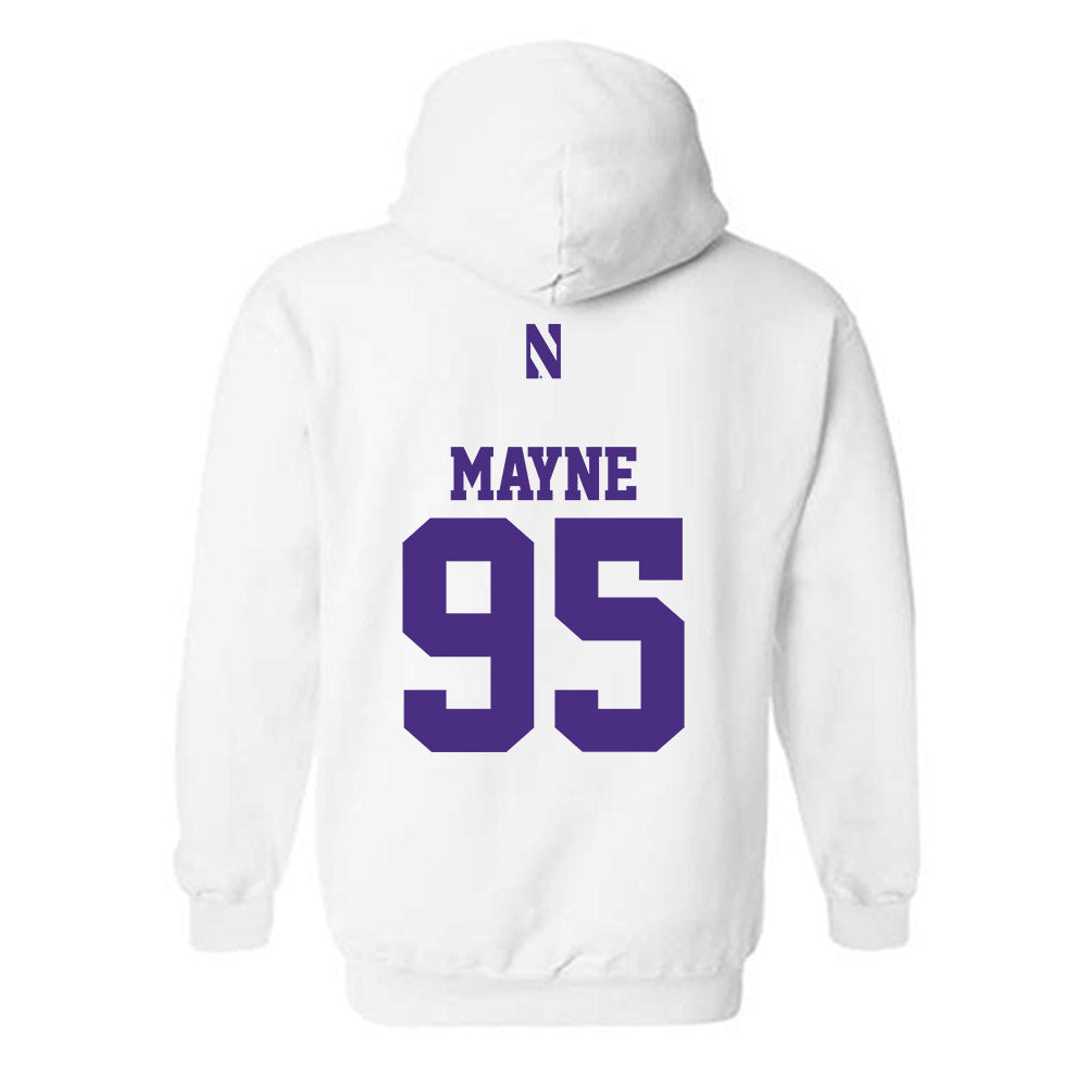 Northwestern - NCAA Football : Mason Mayne - Classic Shersey Hooded Sweatshirt-1