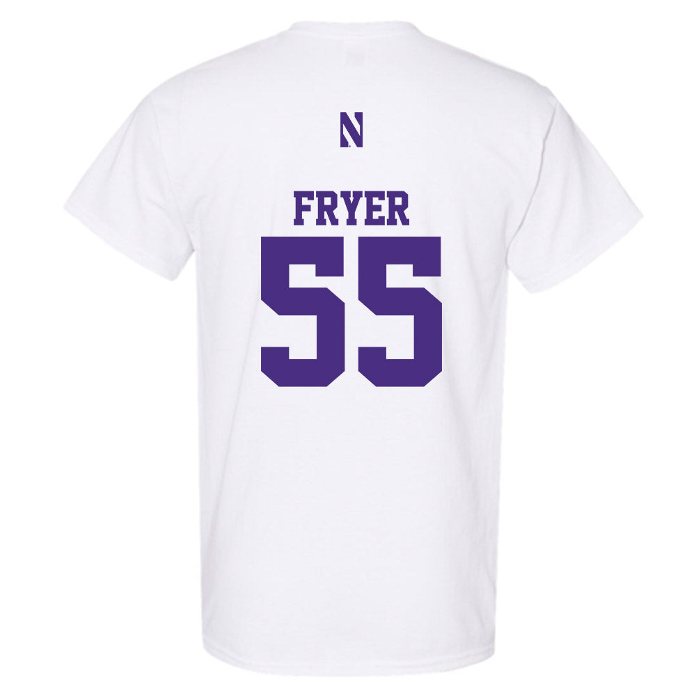 Northwestern - NCAA Baseball : Justin Fryer - Classic Shersey T-Shirt-1